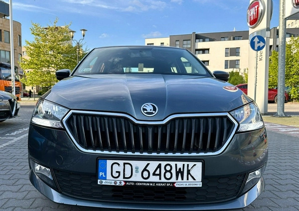 Skoda Fabia cena 47900 przebieg: 89082, rok produkcji 2020 z Witnica małe 407